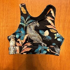 Kavala collective tropical sports bra top. Size XS